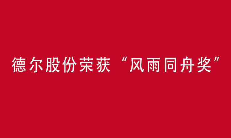 阜新尊龙凯时汽车部件股份有限公司荣获“风雨同舟奖”